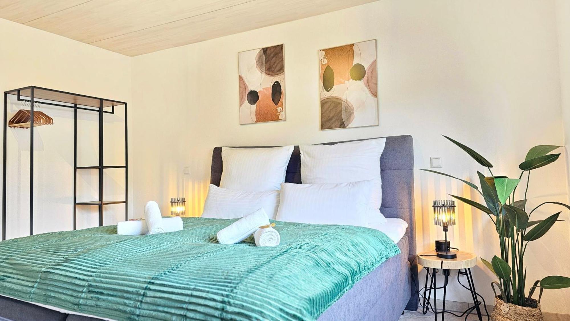 Design-apartment I Klimaanlage I Balkon I Boxspring I Nespresso Apartment